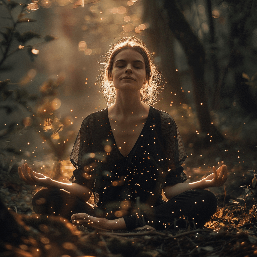 meditace - žena 